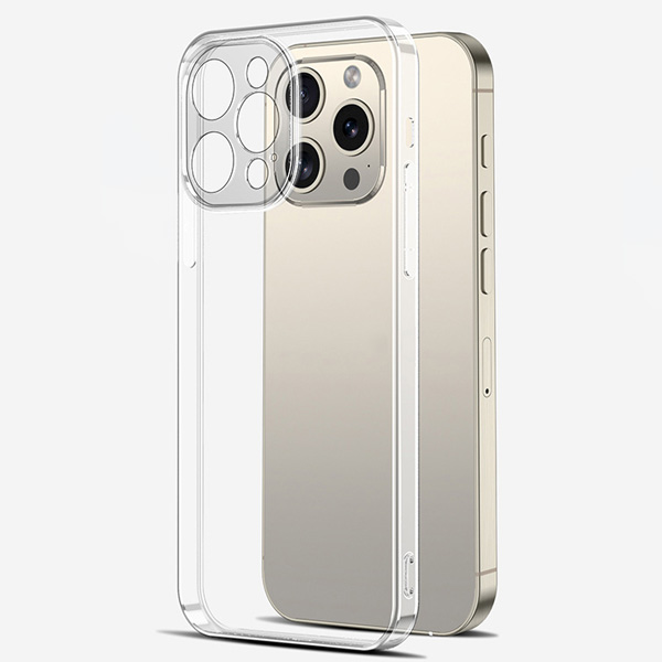 Crystal Clear Slim Plating Shockproof Cover Compatible with iPhone 15 Series